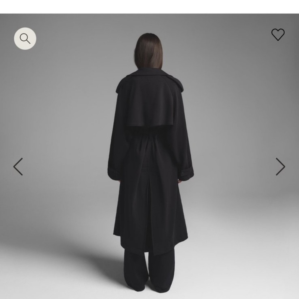 Skims Boyfriend Fleece Trench Coat NWT L